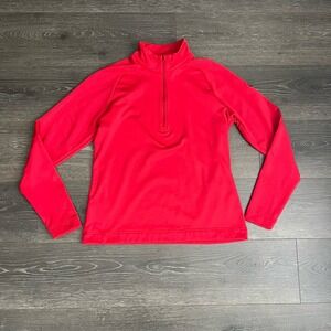 Galvin Green Dion Insulating Mid Layer Quarter‎ Zip Pullover Mens Medium Red